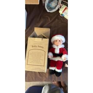 Anne Geddes Baby Santa Doll